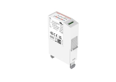 Mersen Surge Protector, 50kA, 2000V (Volts), DIN Rail Mount [44120001]; 361-615