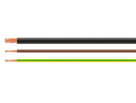 Helukabel H07Z-K Series Black 2.5 Hook Up Wire, 14, PVC Insulation, 51777 [51777]; 361-933