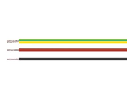 Helukabel SiF Series Red 1 Hook Up Wire, 18, Silicone Insulation, 23502 [23502]; 361-971
