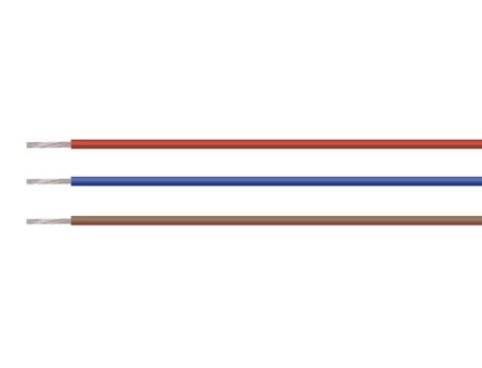 Helukabel LiYv Series Brown 0.25 Hook Up Wire, 24, 100m, PVC Insulation, 26424 [26424]; 361-987