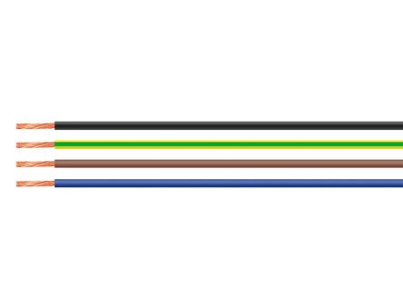 Helukabel H05V Series Brown 0.5 Hook Up Wire, 20, 100m, PVC Insulation, 29084 [29084]; 362-004