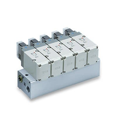 SMC 3 Port Solenoid Valve Solenoid Valve - Solenoid G 1/4 VP300 Series 220V ac [VV3P3-41-021-02F]; 362-043