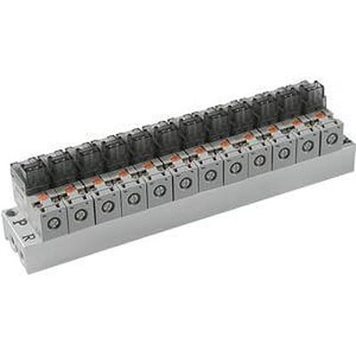 SMC SS3Y1 series 3 station M5 Manifold, SS3Y1-S41-03-M5-Q [SS3Y1-S41-03-M5-Q]; 362-062