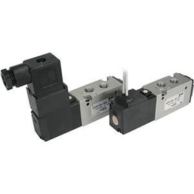 SMC 5 Port Solenoid Valve Solenoid Valve - Solenoid G 1/8 VF1000 Series 24V dc [VFS1120-5YO-01F-Q]; 362-127