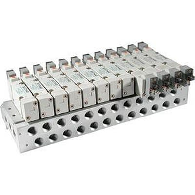 SMC SS5Y7 series 5 station Manifold, SS5Y7-20-05-00F-Q [SS5Y7-20-05-00F-Q]; 362-191