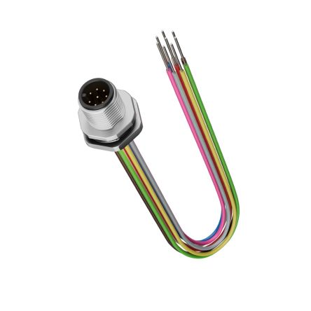 Lapp Straight Male 8 way M12 to Unterminated Circular Connector [381166917]; 362-328