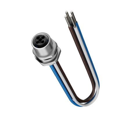 Lapp Straight Male 4 way M12 to Unterminated Circular Connector [381166910]; 362-330