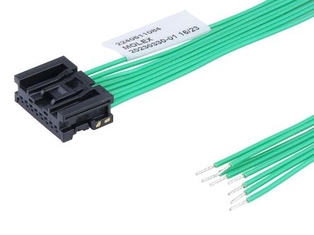 Molex 8 Way Female Crimped Terminal to 8 Way Male Pigtail Wire to Board Cable Assembly, 600mm [2240511084]; 362-381