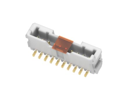 Molex 50557 Series Vertical Surface PCB Header, 10 Contact(s), 2 mm Pitch, 1 Row(s), Shrouded [5055751090]; 362-414