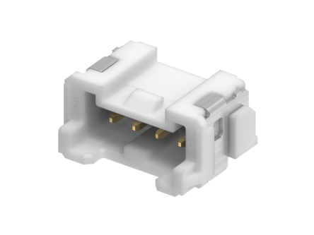 Molex 50557 Series Right Angle Surface PCB Header, 4 Contact(s), 2 mm Pitch, 1 Row(s), Shrouded [5055780460]; 362-419