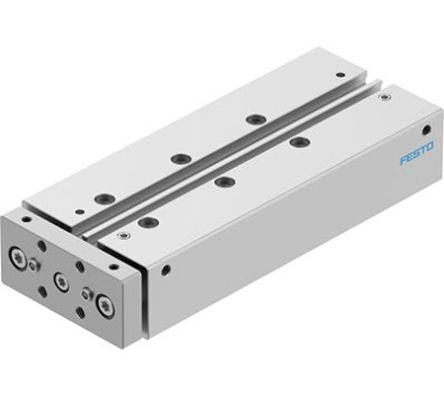 Festo Pneumatic Guided Cylinder - DFM-16-100-B-PPV-A-KF, 16mm Bore, 100mm Stroke, DFM Series, Double Acting [DFM-16-100-B-PPV-A-KF]; 362-463