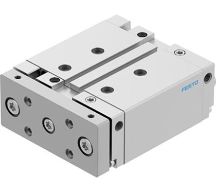 Festo Pneumatic Guided Cylinder - DFM-40-50-B-PPV-A-GF, 40mm Bore, 50mm Stroke, DFM Series, Double Acting [DFM-40-50-B-PPV-A-GF]; 362-479