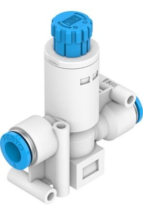 Festo Push In 6 mm Regulator - 1bar to 8bar, 8bar max. input, VRPA-C-Q6-E [VRPA-C-Q6-E]; 362-546