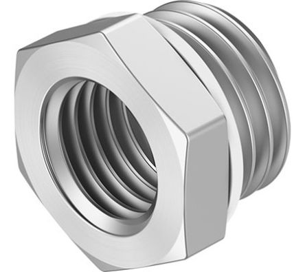 Festo NPFC-RS Series Nipple, G 3/8 to G 1/4, Threaded Connection Style, NPFC-RS-G38-G14-MF [NPFC-RS-G38-G14-MF]; 362-558