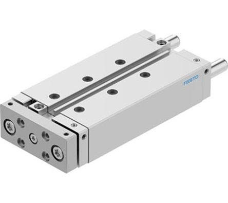 Festo Pneumatic Guided Cylinder - DFM-20-100-B-PPV-A-GF, 20mm Bore, 100mm Stroke, DFM Series, Double Acting [DFM-20-100-B-PPV-A-GF]; 362-570