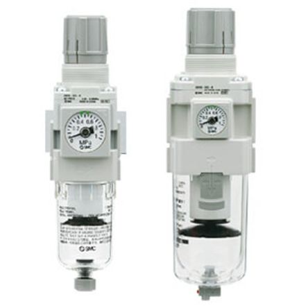 SMC AC Filter Regulator, 5μm, G 3/8, 13 bar, AW30-F03H-B [AW30-F03H-B]; 362-595