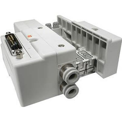 SMC SQ1000 series 8 station D-Sub Manifold, SS5Q13-08FD0-D-Q [SS5Q13-08FD0-D-Q]; 362-849
