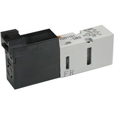 SMC Large Flow Vacuum Pneumatic Solenoid Valve - Solenoid VQD1000 Series 24V dc [VQD1151W-5MO-Q]; 362-915
