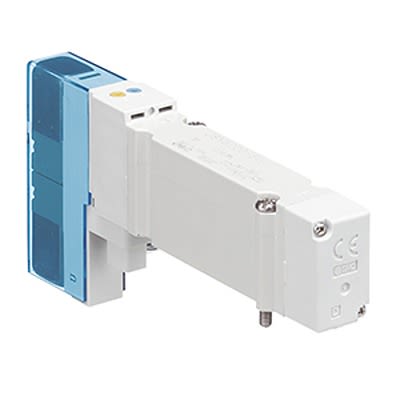 SMC 2 Position Double Pneumatic Solenoid Valve - Solenoid JSY5000 Series [JSY5300-5U]; 362-928