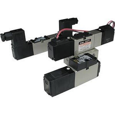 SMC 2 Position Single Pneumatic Solenoid Valve - Solenoid VFR2000 Series 220V ac [VFR2100-5FZ-Q]; 362-958