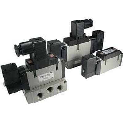 SMC 2 Position Single Pneumatic Solenoid Valve - Solenoid VFR3000 Series 220V ac [VFR3100-5FZ-Q]; 362-959