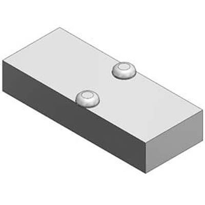 SMC VQD1000 Plate, VVQD1000-10A-5 [VVQD1000-10A-5]; 363-088