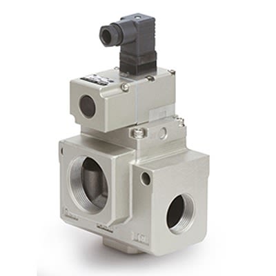 SMC Air Operated Pneumatic Solenoid Valve - Solenoid/Air VP3165 Series 24V dc [VP3165-105DA-Q]; 363-453