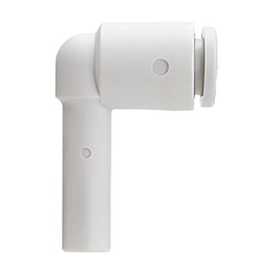 SMC KQ2 Series Plug-in Elbow, Push In 5/16 in to Push In 5/16, Threaded-to-Tube Connection Style, KQ2L09-99A [KQ2L09-99A]; 363-923