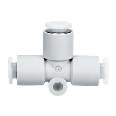 SMC KGT Series Union Tee, 16 mm to 16 mm, Tube-to-Tube Connection Style, KGT16-00 [KGT16-00]; 363-936