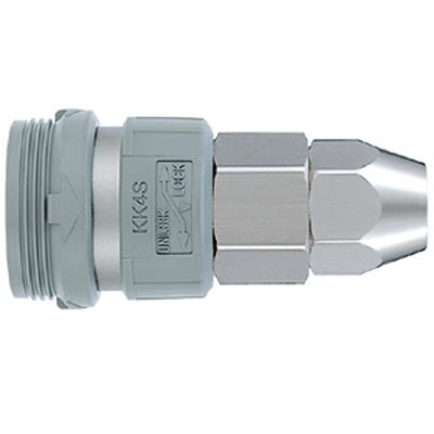 SMC Stainless Steel Male Coupler Nipple, Nut [KK3S-50N]; 363-951