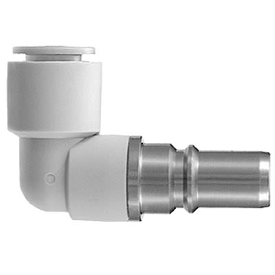 SMC Stainless Steel Female Coupler Nipple, 1/8 in Female 10mm One Touch Fitting [KK4P-06L]; 363-956