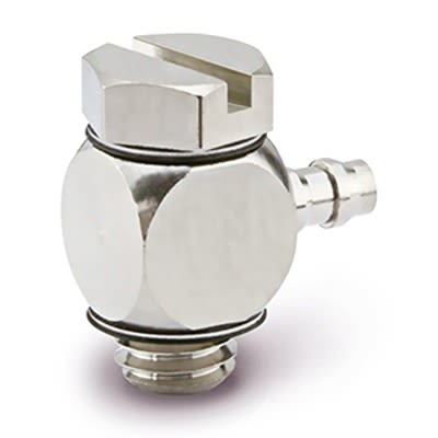 SMC M Series Elbow Fitting to M5 x 0.8, Threaded-to-Tube Connection Style, M-5ALHU-3 [M-5ALHU-3]; 364-144