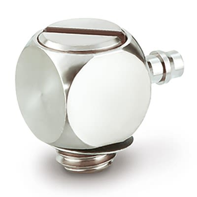 SMC M Series Elbow Fitting to M5 x 0.8, Threaded-to-Tube Connection Style, M-5ALN-6 [M-5ALN-6]; 364-147