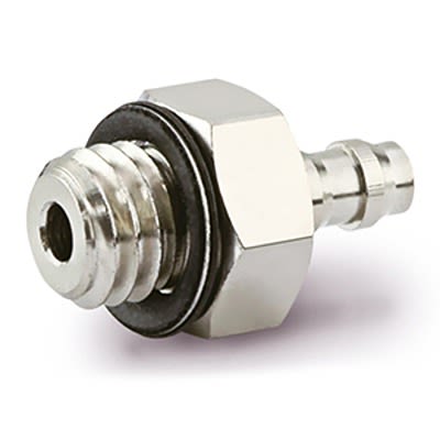 SMC M Series Barb Fitting, 2 mm to M5 x 0.8, Threaded-to-Tube Connection Style, M-5AN-4 [M-5AN-4]; 364-148