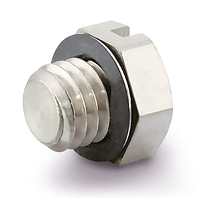SMC 10 Series Elbow Fitting, 10 mm, Threaded-to-Tube Connection Style, 10-M-5P [10-M-5P]; 364-270