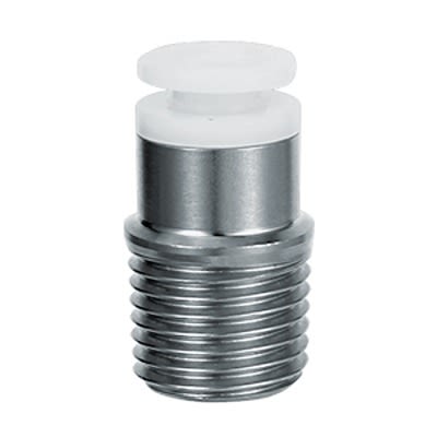 SMC KG Series Elbow Fitting, Push In 4 mm to M5 x 0.8 Male, Threaded-to-Tube Connection Style, KGS04-M5 [KGS04-M5]; 364-493