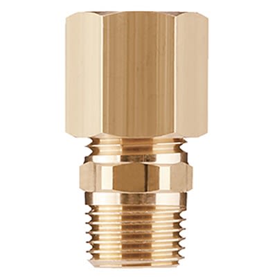 SMC H Series Male Connector, 10 mm to R 1/4, Threaded-to-Tube Connection Style, H10-02 [H10-02]; 364-652