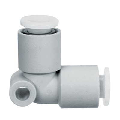 SMC KGL Series Elbow Fitting, 8 mm to 8 mm, Tube-to-Tube Connection Style, KGL08-00 [KGL08-00]; 364-811