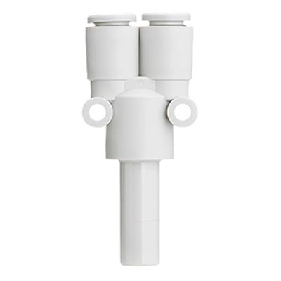 SMC KQ2X Series Y Fitting, 3.2 mm to 4 mm, Tube-to-Tube Connection Style, KQ2X23-04A [KQ2X23-04A]; 364-867