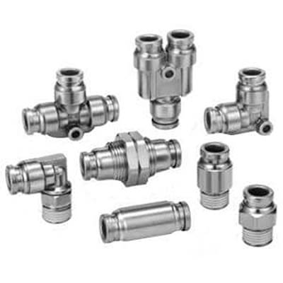 SMC KQG2 Series Female Connector, 6 mm to Rc 1/8, Threaded-to-Tube Connection Style, KQG2F06-01-F [KQG2F06-01-F]; 365-395