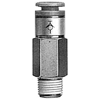 SMC KC Series Male Connector, 8 mm to R 1/8 Male, Threaded-to-Tube Connection Style, KCH08-01S [KCH08-01S]; 365-452