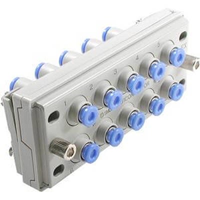 SMC KDM Series, 8 mm to 8 mm, Tube-to-Tube Connection Style, KDM20S-08 [KDM20S-08]; 365-516