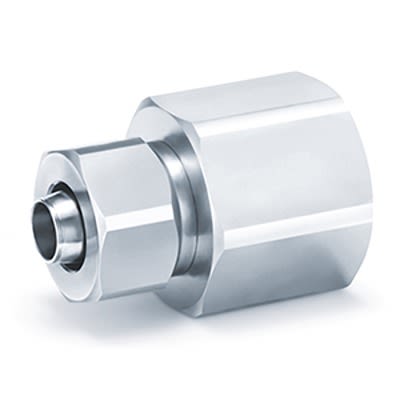 SMC KFG2 Series Female Connector, 12 mm to Rc 1/2, Threaded-to-Tube Connection Style, KFG2F1613-04 [KFG2F1613-04]; 365-536