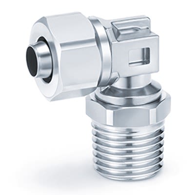 SMC KFG2 Series Swivel Elbow, 12 mm to R 1/2, Threaded-to-Tube Connection Style, KFG2V1209-04S [KFG2V1209-04S]; 365-570