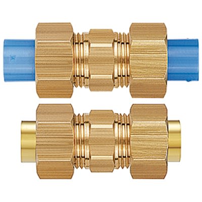 SMC KF Series Straight Fitting, 6 mm to 6 mm, Tube-to-Tube Connection Style, KFH06-00 [KFH06-00]; 365-577