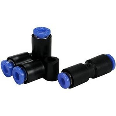 SMC KQ-X1744 Series Elbow Fitting, 6 mm to R 1/4 Male, Threaded-to-Tube Connection Style, KQH08-02S-X1744 [KQL06-01S-X1744]; 365-960