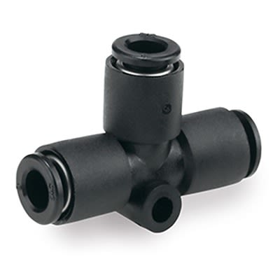 SMC KQ-X1744 Series Union Tee, 8 mm to 8 mm, Tube-to-Tube Connection Style, KQT08-00-X1744 [KQT08-00-X1744]; 365-964