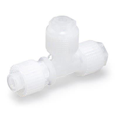 SMC LQ1T Series Union Tee, 8 mm to 8 mm, Tube-to-Tube Connection Style, LQ1T32 [LQ1T32]; 366-018