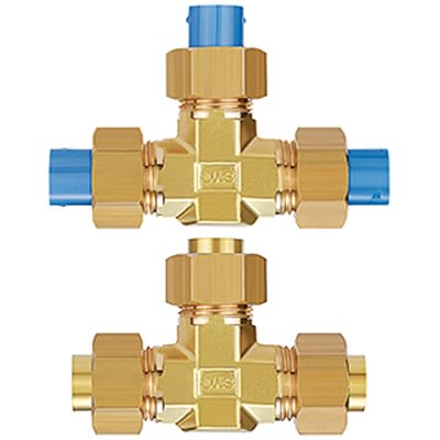 SMC KF Series Union Tee, 8 mm to 8 mm, Tube-to-Tube Connection Style, KFT08U-00 [KFT08U-00]; 366-077