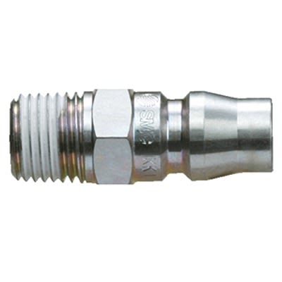 SMC Steel Male Pneumatic Quick Connect Coupling, R 1/8 Male Threaded [KK130P-04MS]; 366-142